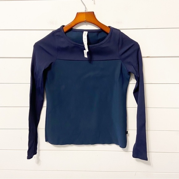 Lululemon | Out of this World Blue Long Sleeve Top Size 2 - Picture 1 of 8